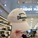  1206 - HÀNG CHÍNH HÃNG - Mũ - Nón MLB Varsity Lettering  Cleveland Guardians - Begie 