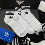  1210 - HÀNG CHÍNH HÃNG - VỚ ADIDAS ORIGINALS X ANDRÉ SARAIVA *Cổ lửng* [TRẮNG LOGO CỎ 3 LÁ] 
