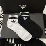  1209 - HÀNG CHÍNH HÃNG - VỚ ADIDAS ORIGINALS X ANDRÉ SARAIVA *Cổ lửng* [ĐEN LOGO CỎ 3 LÁ] 