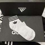  1209 - HÀNG CHÍNH HÃNG - VỚ ADIDAS ORIGINALS X ANDRÉ SARAIVA *Cổ lửng* [ĐEN LOGO CỎ 3 LÁ] 