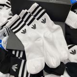  1208 - HÀNG CHÍNH HÃNG - VỚ ADIDAS ORIGINALS X ANDRÉ SARAIVA *Cổ Cao* [ĐEN LOGO CỎ 3 LÁ] 