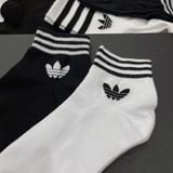  1209 - HÀNG CHÍNH HÃNG - VỚ ADIDAS ORIGINALS X ANDRÉ SARAIVA *Cổ lửng* [ĐEN LOGO CỎ 3 LÁ] 