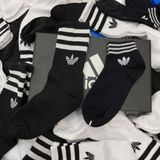 1208 - HÀNG CHÍNH HÃNG - VỚ ADIDAS ORIGINALS X ANDRÉ SARAIVA *Cổ Cao* [ĐEN LOGO CỎ 3 LÁ] 