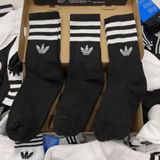  1208 - HÀNG CHÍNH HÃNG - VỚ ADIDAS ORIGINALS X ANDRÉ SARAIVA *Cổ Cao* [ĐEN LOGO CỎ 3 LÁ] 