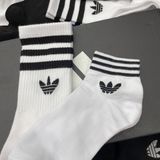  1210 - HÀNG CHÍNH HÃNG - VỚ ADIDAS ORIGINALS X ANDRÉ SARAIVA *Cổ lửng* [TRẮNG LOGO CỎ 3 LÁ] 