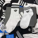  1210 - HÀNG CHÍNH HÃNG - VỚ ADIDAS ORIGINALS X ANDRÉ SARAIVA *Cổ lửng* [TRẮNG LOGO CỎ 3 LÁ] 
