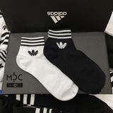  1210 - HÀNG CHÍNH HÃNG - VỚ ADIDAS ORIGINALS X ANDRÉ SARAIVA *Cổ lửng* [TRẮNG LOGO CỎ 3 LÁ] 