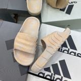  1216 - HÀNG CHÍNH HÃNG - DÉP ADIDAS 22 - BẬC THANG * MÀU VÀNG LOANG * 