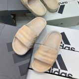  1216 - HÀNG CHÍNH HÃNG - DÉP ADIDAS 22 - BẬC THANG * MÀU VÀNG LOANG * 