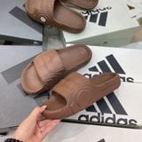  1217 - HÀNG CHÍNH HÃNG - DÉP ADIDAS 22 - BẬC THANG * MÀU NÂU SOCOLA * 