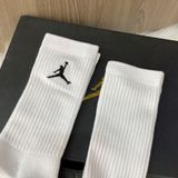  1225 - HÀNG CHÍNH HÃNG - VỚ NIKE JORDAN EVERYDAY MAX UNISEX CREW *Cổ Cao*  [TRẮNG] 