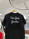  1229 - HÀNG CHÍNH HÃNG - ÁO THUN NEW ERA - NY YANKEES THÊU - ĐEN - CODE : 13334740 