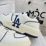  1240 - HÀNG CHÍNH HÃNG - GIÀY MLB CHUNKY LINER DIA MONOGRAM LOS ANGELES  - WHITE VINTAGE 