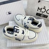  1240 - HÀNG CHÍNH HÃNG - GIÀY MLB CHUNKY LINER DIA MONOGRAM LOS ANGELES  - WHITE VINTAGE 