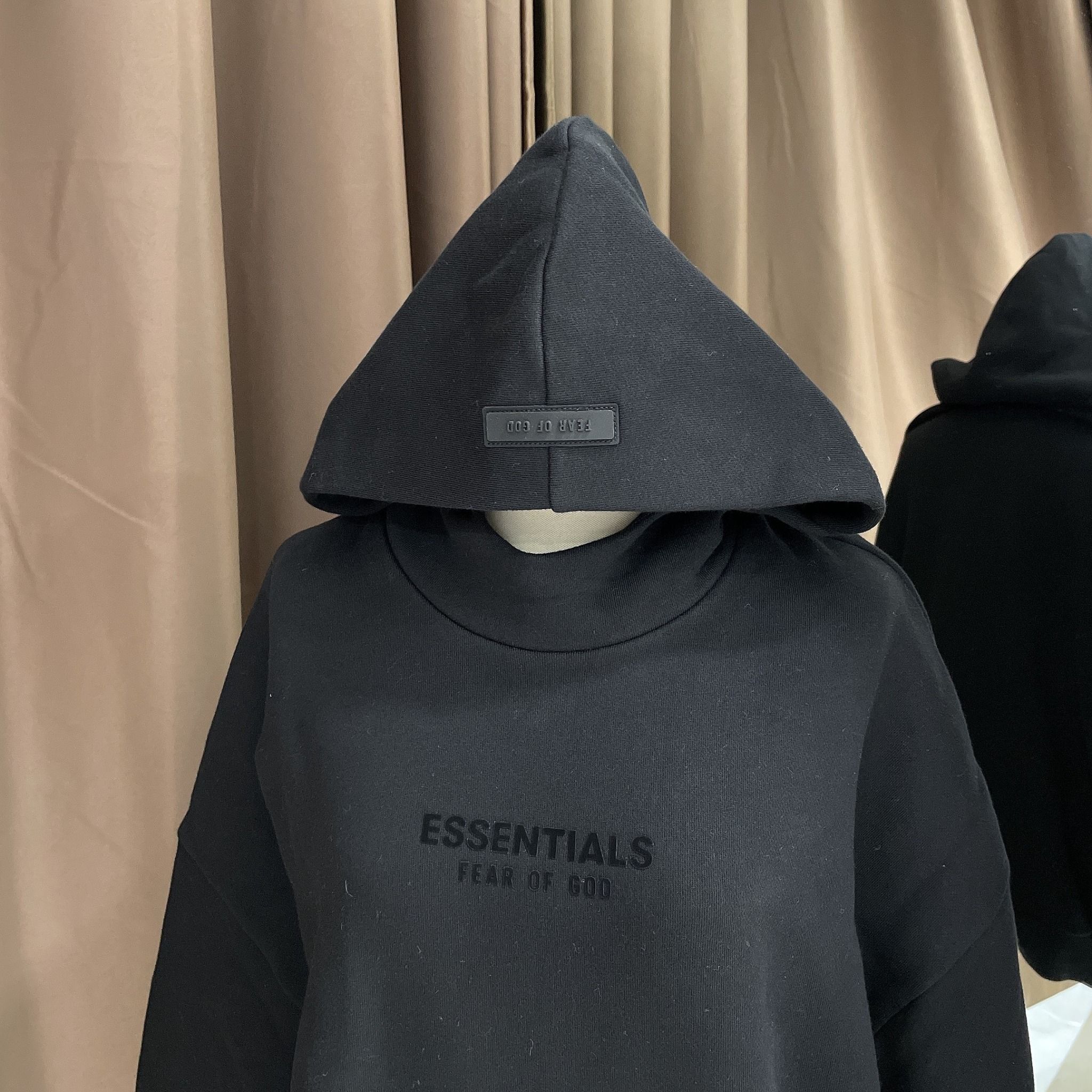  1252 - HÀNG CHÍNH HÃNG -  ÁO HOODIE ESSENTIAL *SS23* - BLACK 