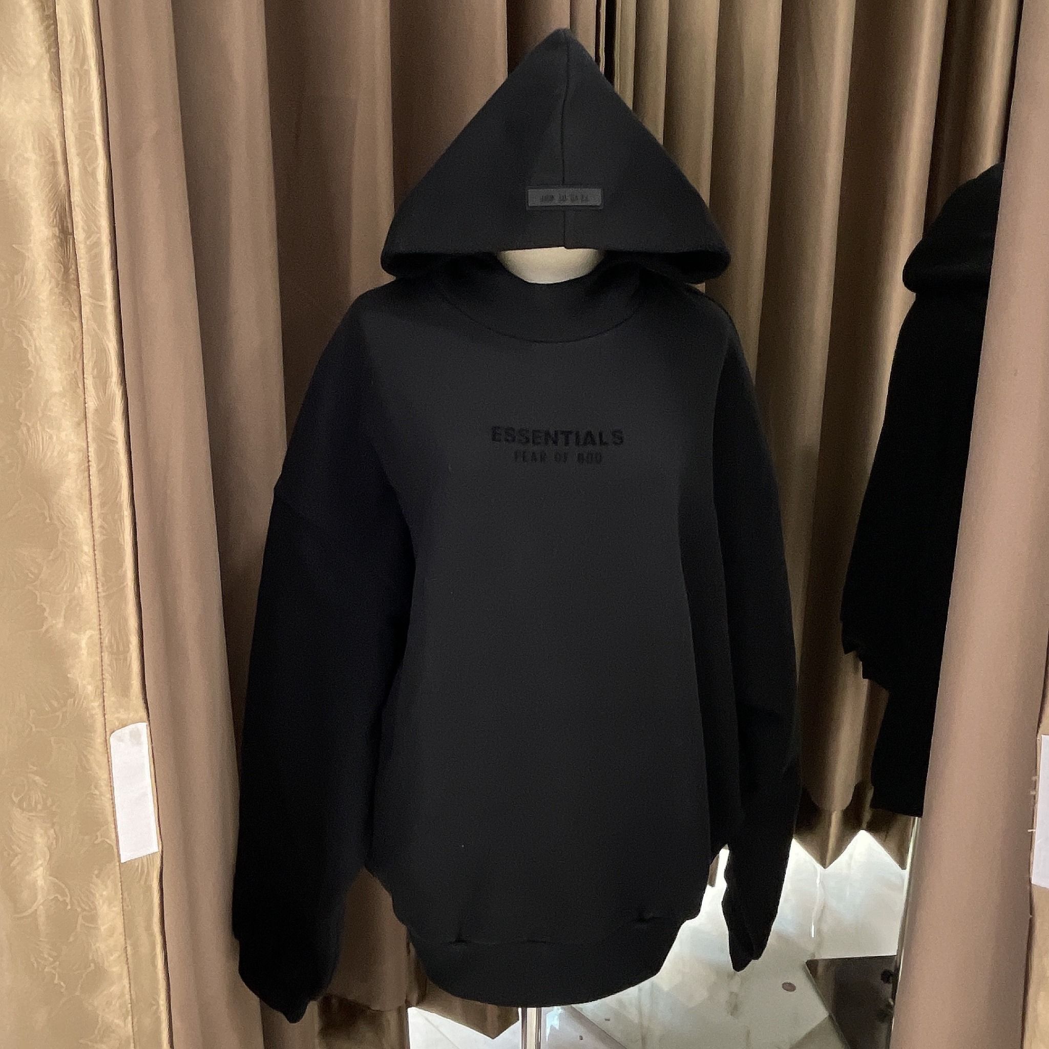  1252 - HÀNG CHÍNH HÃNG -  ÁO HOODIE ESSENTIAL *SS23* - BLACK 