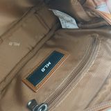  1286 - HÀNG CHÍNH HÃNG - TÚI ĐEO CHÉO ĐỰNG THẺ MLB DIAMOND MONOGRAM JQD NEW YORK YANKEES - XANH DENIM VIỀN NÂU - CODE : 7ACRMD83N - 50NYS 