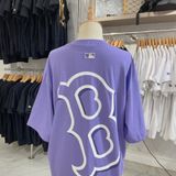  1303 - HÀNG CHÍNH HÃNG - ÁO THUN MLB - BASIC MEGA LOGO B - TÍM - CODE: 3ATSB0433-43LDD 