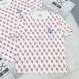  1309 - HÀNG CHÍNH HÃNG - ÁO THUN MLB - CLASSIC MONOGRAM FRONT PATTERN - TRẮNG KEM - CODE: 3ATSM1133-07CRS 