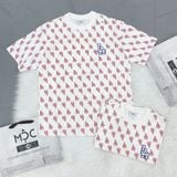  1309 - HÀNG CHÍNH HÃNG - ÁO THUN MLB - CLASSIC MONOGRAM FRONT PATTERN - TRẮNG KEM - CODE: 3ATSM1133-07CRS 