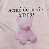  1306 - HÀNG CHÍNH HÃNG - ÁO PHÔNG ACMÉ DE LA VIE ADLV T-SHIRT TEDDY SHORT SLEEVE - HỒNG 