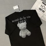  1307 - HÀNG CHÍNH HÃNG - ÁO PHÔNG ACMÉ DE LA VIE ADLV T-SHIRT TEDDY SHORT SLEEVE - ĐEN 