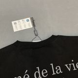  1307 - HÀNG CHÍNH HÃNG - ÁO PHÔNG ACMÉ DE LA VIE ADLV T-SHIRT TEDDY SHORT SLEEVE - ĐEN 