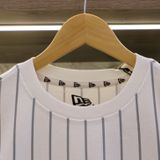  1319 - HÀNG CHÍNH HÃNG - ÁO THUN NEW ERA - NY YANKEES KẺ SỌC - TRẮNG - CODE : 12820065 