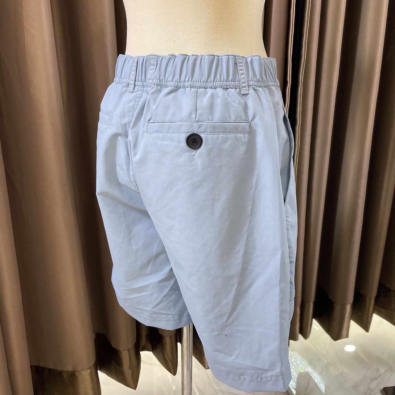  1325   - HÀNG CHÍNH HÃNG - Quần Short NEW ERA - Vải Dù + Khóa Kéo - [ XANH BIỂN ] 