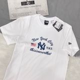  1328 - HÀNG CHÍNH HÃNG - ÁO THUN NEW ERA - NEW YORK CITY CỜ MỸ - TRẮNG - CODE: 13953723 