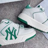  1333 - HÀNG CHÍNH HÃNG - GIÀY MLB CHUNKY LINER MID MONOGRAM MÀU XANH GREEN NY - *WHITE/GREEN* - CODE: 3ASXLMB3N 