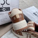  1332 - HÀNG CHÍNH HÃNG - GIÀY MLB CHUNKY LINER MID MONOGRAM MÀU NÂU B BOSTON - *BROWN/WHITE* - CODE: 3ASXCLP3N 