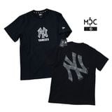  1346 - HÀNG CHÍNH HÃNG - ÁO THUN NEW ERA - ÁO NY YANKEES LOGO CHÌM - ĐEN - CODE: 13520207 