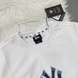  1345 - HÀNG CHÍNH HÃNG - ÁO THUN NEW ERA - ÁO NY YANKEES LOGO CHÌM - TRĂNG - CODE: 13520207 