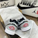  1360 - HÀNG CHÍNH HÃNG - Giày Air Jordan 1 Low Smoke Grey  - *Xám / Trắng *  - CODE : 553558-030 