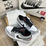  1360 - HÀNG CHÍNH HÃNG - Giày Air Jordan 1 Low Smoke Grey  - *Xám / Trắng *  - CODE : 553558-030 