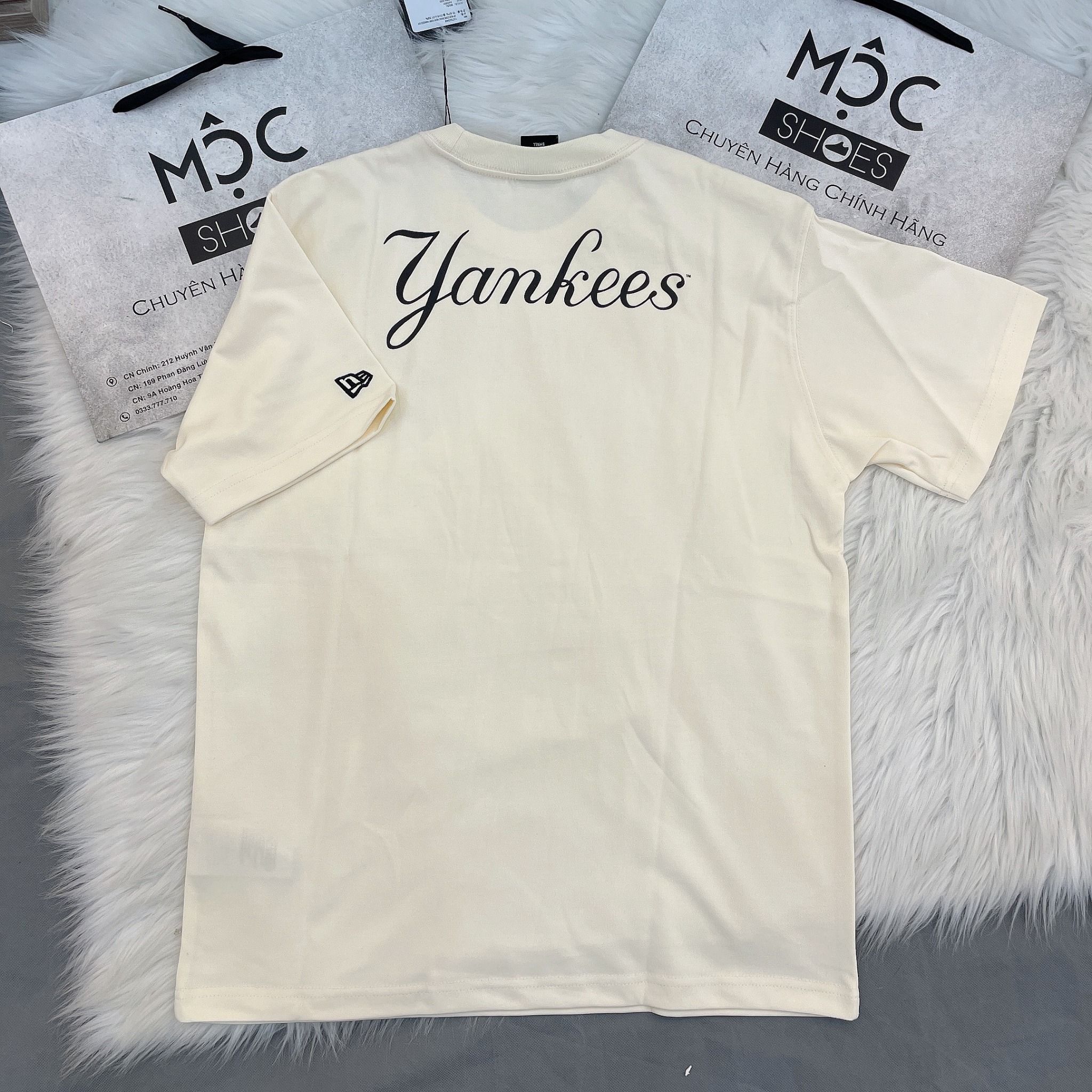  1368 - HÀNG CHÍNH HÃNG - ÁO THUN NEW ERA - ÁO NY YANKEES - KEM - CODE:  13702548 