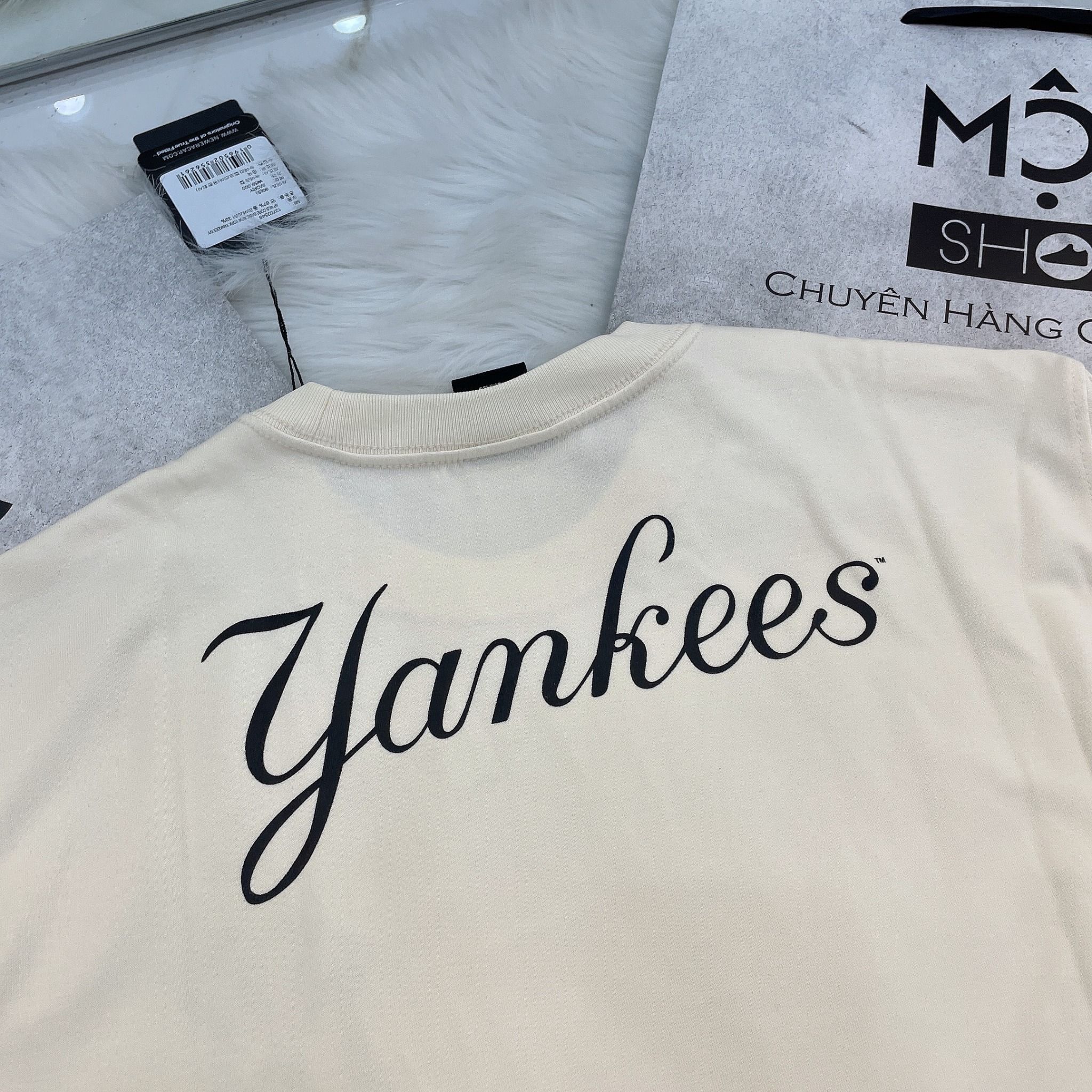  1368 - HÀNG CHÍNH HÃNG - ÁO THUN NEW ERA - ÁO NY YANKEES - KEM - CODE:  13702548 