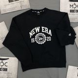  1379 - HÀNG CHÍNH HÃNG - ÁO SWEATER NEW ERA  *LOGO NE* (1920) - BLACK (ĐEN) - CODE: 13546431 