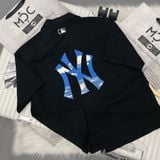  1396 - HÀNG CHÍNH HÃNG - ÁO SƠ MI MLB - TAY NGẮN - * ĐÁM MÂY * - ĐEN 