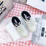  1401 - HÀNG CHÍNH HÃNG - GIÀY MLB CHUNKY RUNNER CLASSIC MONOGRAM NEW YORK YANKEES - TRẮNG/ĐEN - CODE: 3ASHRJ13N 