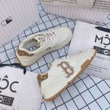  1404 - HÀNG CHÍNH HÃNG - GIÀY MLB CHUNKY RUNNER CLASSIC MONOGRAM BOSTON RED SOX - TRẮNG ĐẾ GUM - CODE: 3ASHRJ13N 