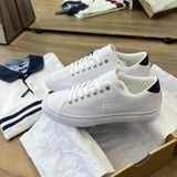  1411 - HÀNG CHÍNH HÃNG - Giày Tommy Hilfiger Leather -Trắng Gót Đen 