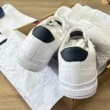  1411 - HÀNG CHÍNH HÃNG - Giày Tommy Hilfiger Leather -Trắng Gót Đen 
