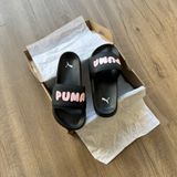  1416 - HÀNG CHÍNH HÃNG -  DÉP PUMA SUEDE - LEADCAT 2.0  - *BLACK/PINK* 