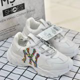  1265 - HÀNG CHÍNH HÃNG - GIÀY SNEAKER MLB BIG BALL CHUNKY - NEW YORK 3D BLOCK *MULTICOLOR* - CODE: 32SHCD111-50I 