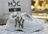  1265 - HÀNG CHÍNH HÃNG - GIÀY SNEAKER MLB BIG BALL CHUNKY - NEW YORK 3D BLOCK *MULTICOLOR* - CODE: 32SHCD111-50I 