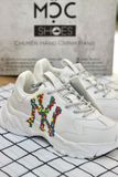  1265 - HÀNG CHÍNH HÃNG - GIÀY SNEAKER MLB BIG BALL CHUNKY - NEW YORK 3D BLOCK *MULTICOLOR* - CODE: 32SHCD111-50I 