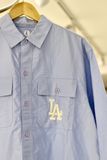  1462 - HÀNG CHÍNH HÃNG - ÁO SƠ MI MLB CLASSIC - LA  *TAY DÀI*  -  