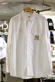  1455 - HÀNG CHÍNH HÃNG - ÁO SƠ MI MLB BASIC OXFORD SHIRT NEW YORK YANKEES - CODE: 3AWS03014-50IVS 
